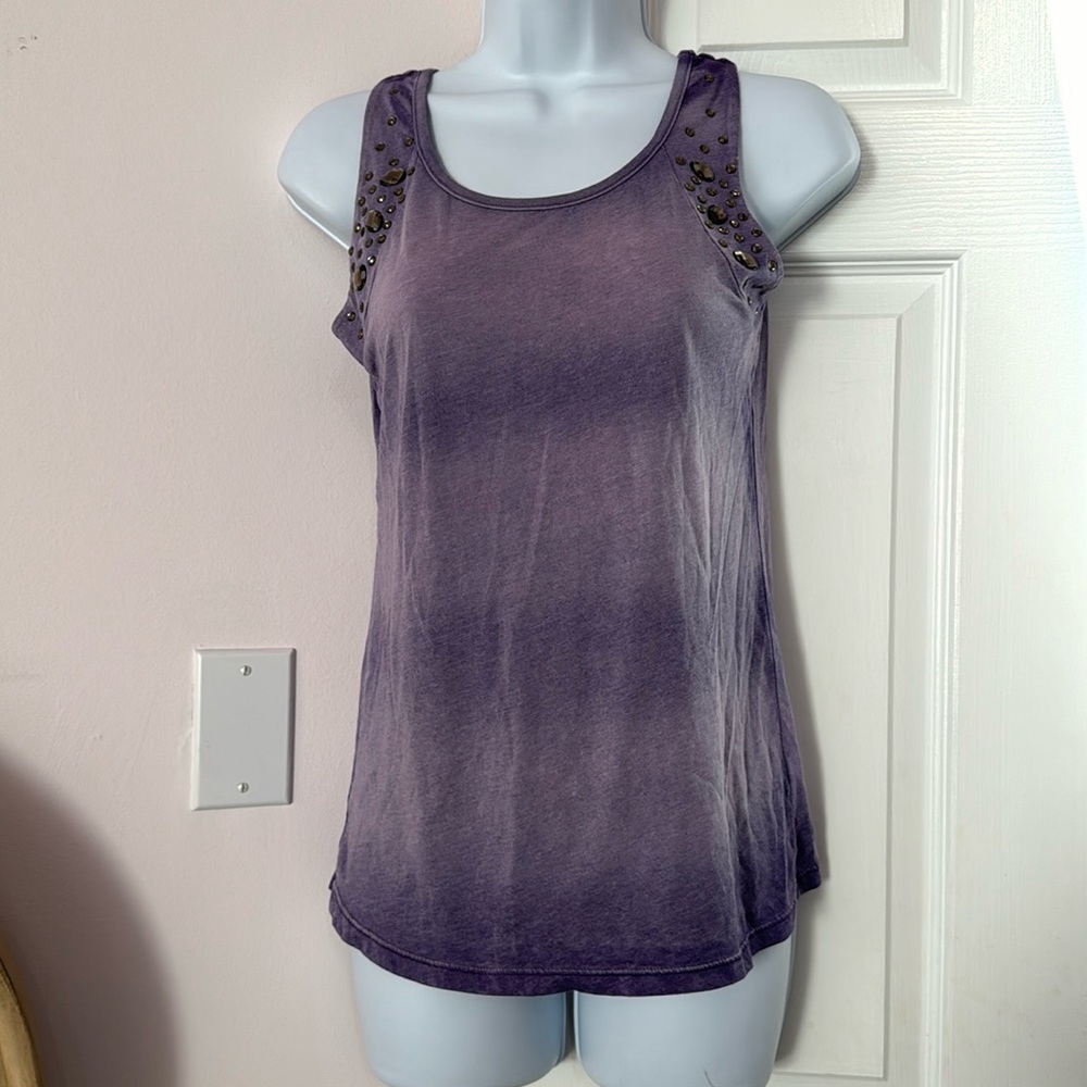 Purple embellishment top